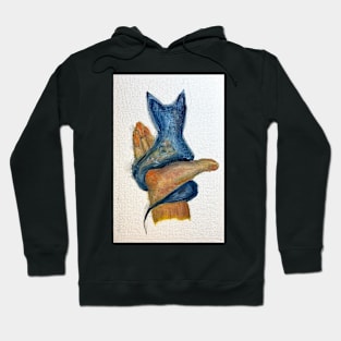 A cat spirit on a hand Hoodie